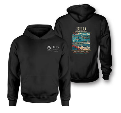 BHO - Poster - Double-Side Hoodie - Black