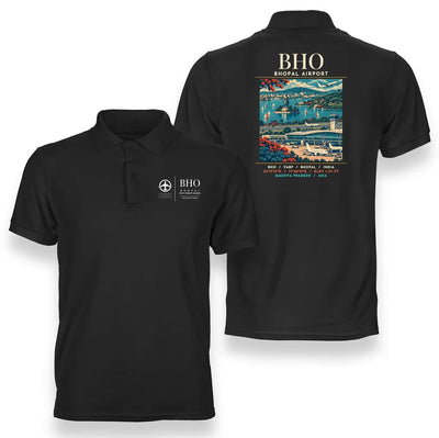 BHO - Poster - Double-Side Polo - Black