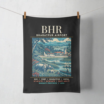 BHR - Poster - Towel - Black