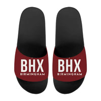 Thumbnail for Birmingham Airport (BHX) Slippers & Flip Flops - Slippers - Sport - Code - Dark Red