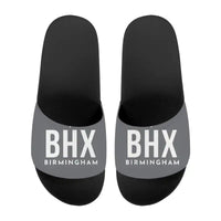 Thumbnail for Birmingham Airport (BHX) Slippers & Flip Flops - Slippers - Sport - Code - Gray