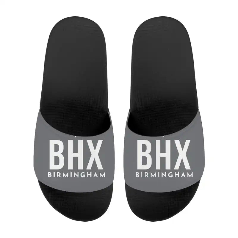 Birmingham Airport (BHX) Slippers & Flip Flops - Slippers - Sport - Code - Gray