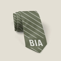 Thumbnail for Bastia – Poretta Airport (BIA) Ties - Tie - Stripe - Green Army