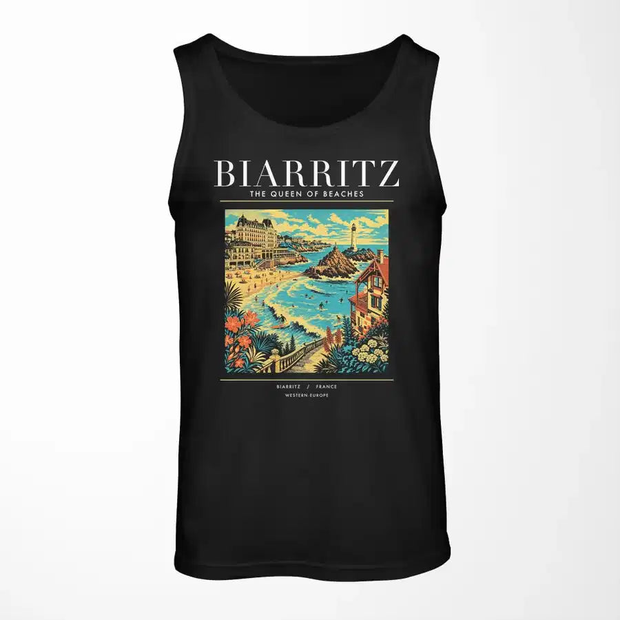 BIARRITZ - Poster - Tank Top - Black