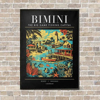 Thumbnail for BIMINI - Poster - Canvas Framed - Black