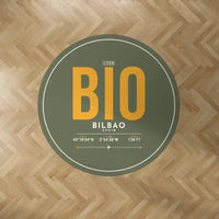 Thumbnail for Bilbao Airport (BIO) Carpets - Carpet Round - ID Tag - Green Army V2