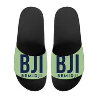 Thumbnail for Bemidji Regional Airport (BJI) Slippers & Flip Flops - Slippers - Sport - Code - Light Green