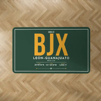 Thumbnail for Aeropuerto Internacional de Guanajuato (BJX) Carpets - Carpet Rectangle - ID Tag - Dark Green V2