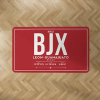 Thumbnail for Aeropuerto Internacional de Guanajuato (BJX) Carpets - Carpet Rectangle - ID Tag - Red V2