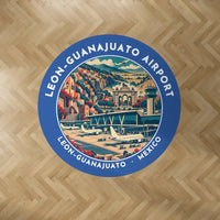 Thumbnail for Aeropuerto Internacional de Guanajuato (BJX) Carpets - Carpet Round - Badge - Blue V2