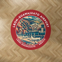 Thumbnail for Aeropuerto Internacional de Guanajuato (BJX) Carpets - Carpet Round - Badge - Red V2