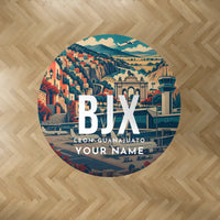 Thumbnail for Aeropuerto Internacional de Guanajuato (BJX) Carpets - Carpet Round - Scene + Name V2