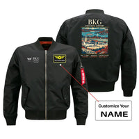 Thumbnail for BKG - Poster - Bomber Jacket - Black + NAME