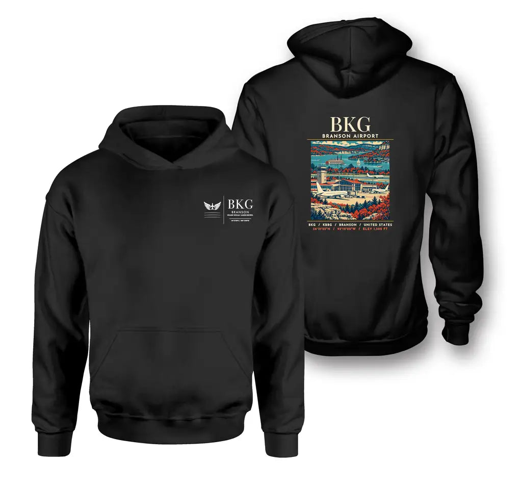 BKG - Poster - Double-Side Hoodie - Black