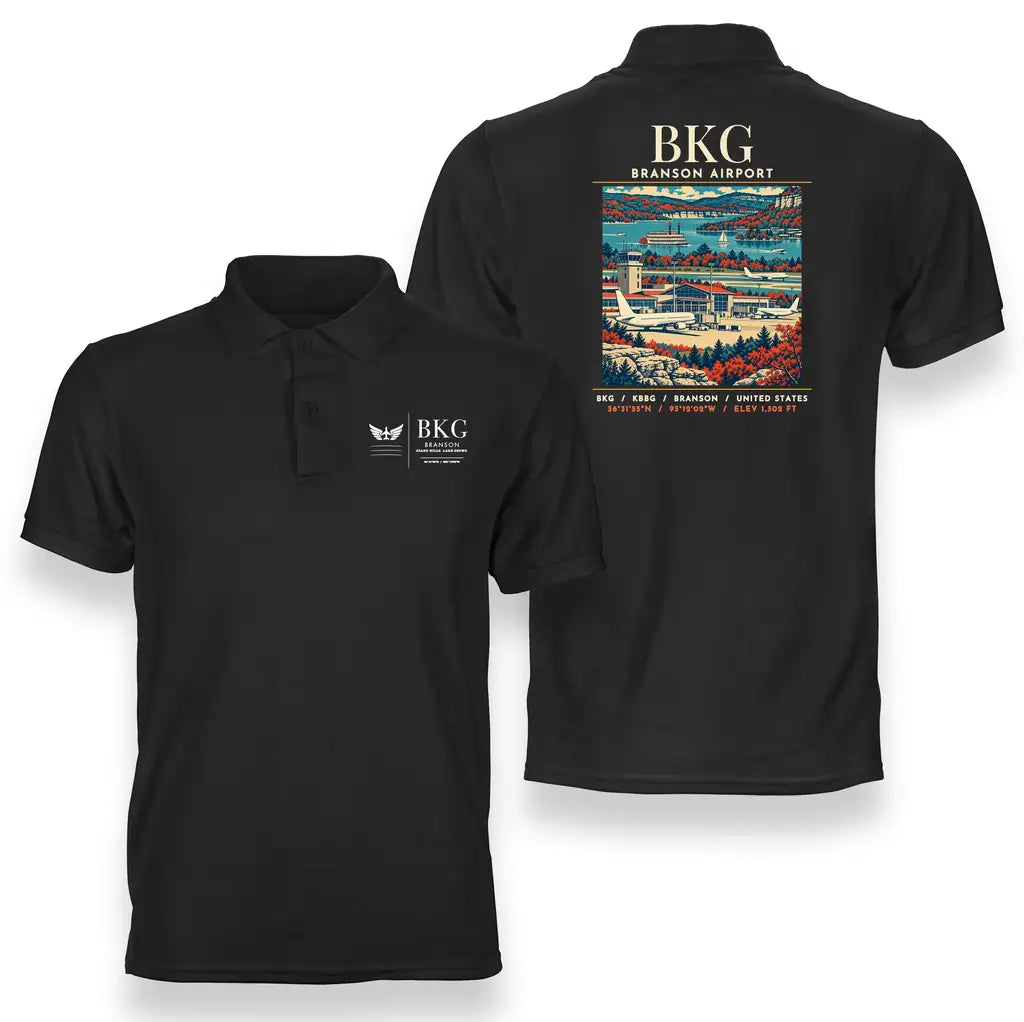 BKG - Poster - Double-Side Polo - Black