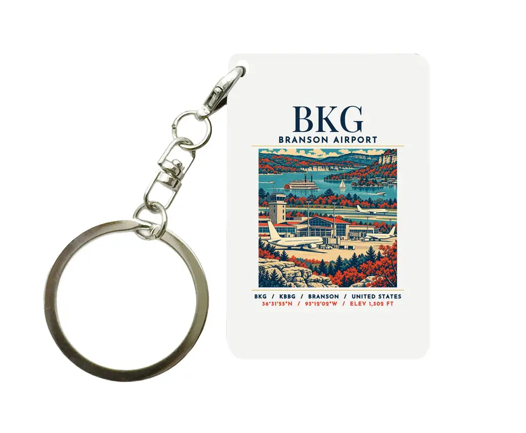 BKG - Poster - Key Chain - White