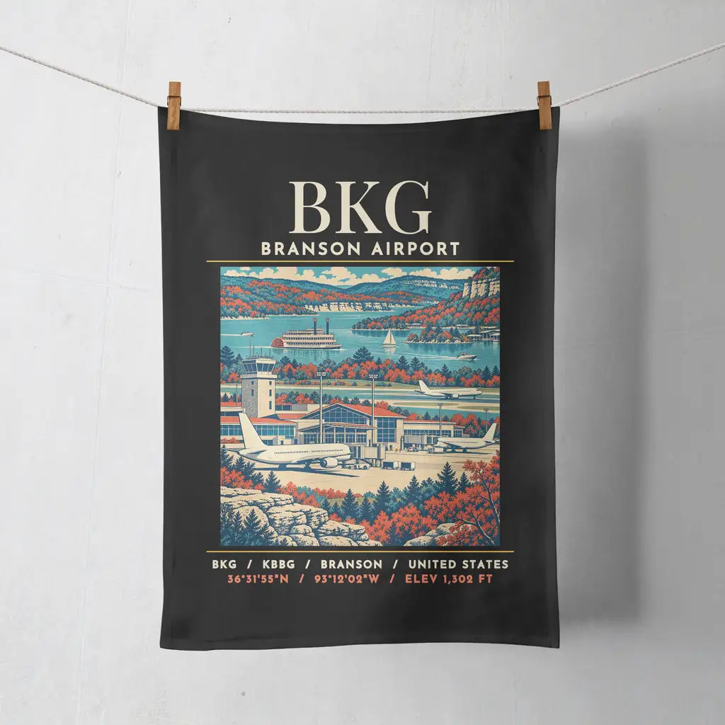BKG - Poster - Towel - Black