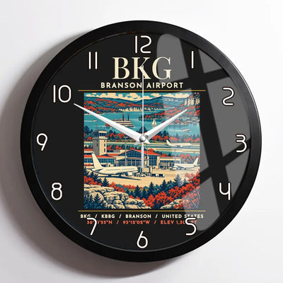 BKG - Poster - Wall Clock Framed - Black