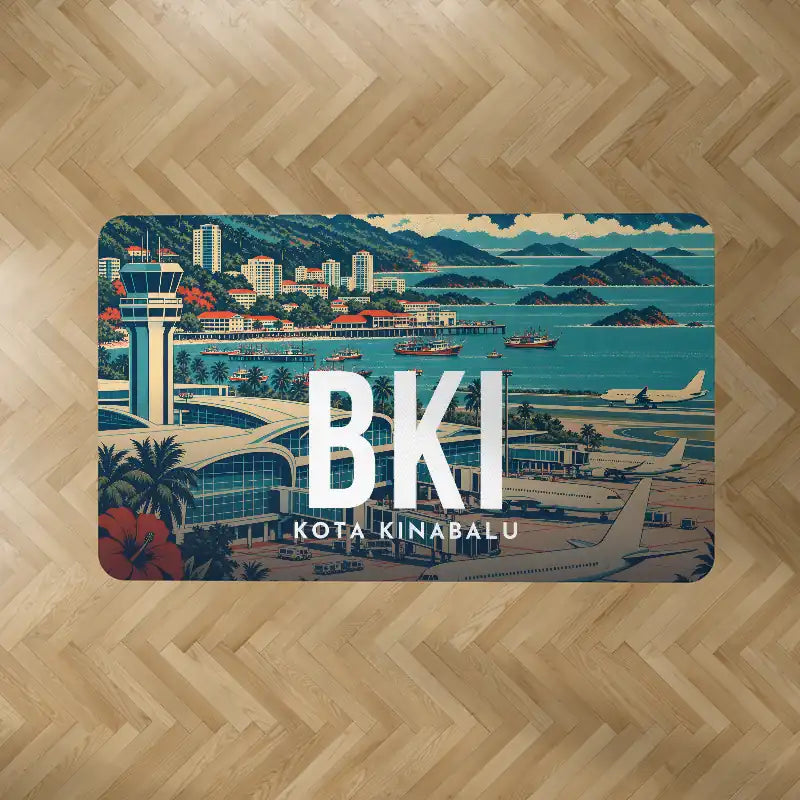 Kota Kinabalu International Airport (BKI) Carpets - Carpet Rectangle - Scene V2