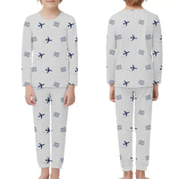 Thumbnail for Kota Kinabalu International Airport (BKI) Pajamas - Children Pajamas - Light Gray