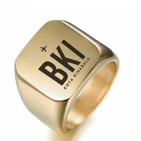 Thumbnail for Kota Kinabalu International Airport (BKI) Rings - Ring - Golden