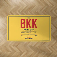 Thumbnail for Bangkok Suvarnabhumi Airport (BKK) Carpets - Carpet Rectangle - ID Tag + Name - Yellow V2