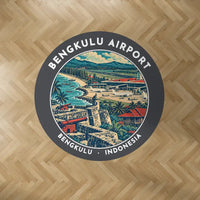 Thumbnail for Fatmawati Soekarno Airport (BKS) Carpets - Carpet Round - Badge - Dark Gray V2