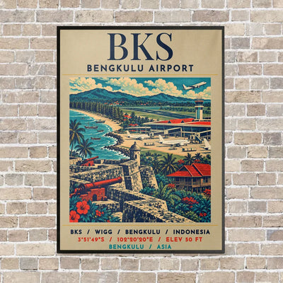 BKS - Poster - Canvas Framed - Beige