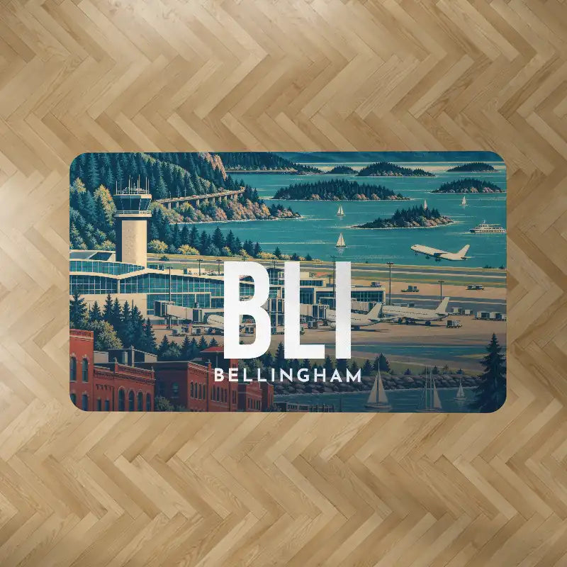 Bellingham International Airport (BLI) Carpets - Carpet Rectangle - Scene V2