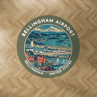 Thumbnail for Bellingham International Airport (BLI) Carpets - Carpet Round - Badge - Green Army V2