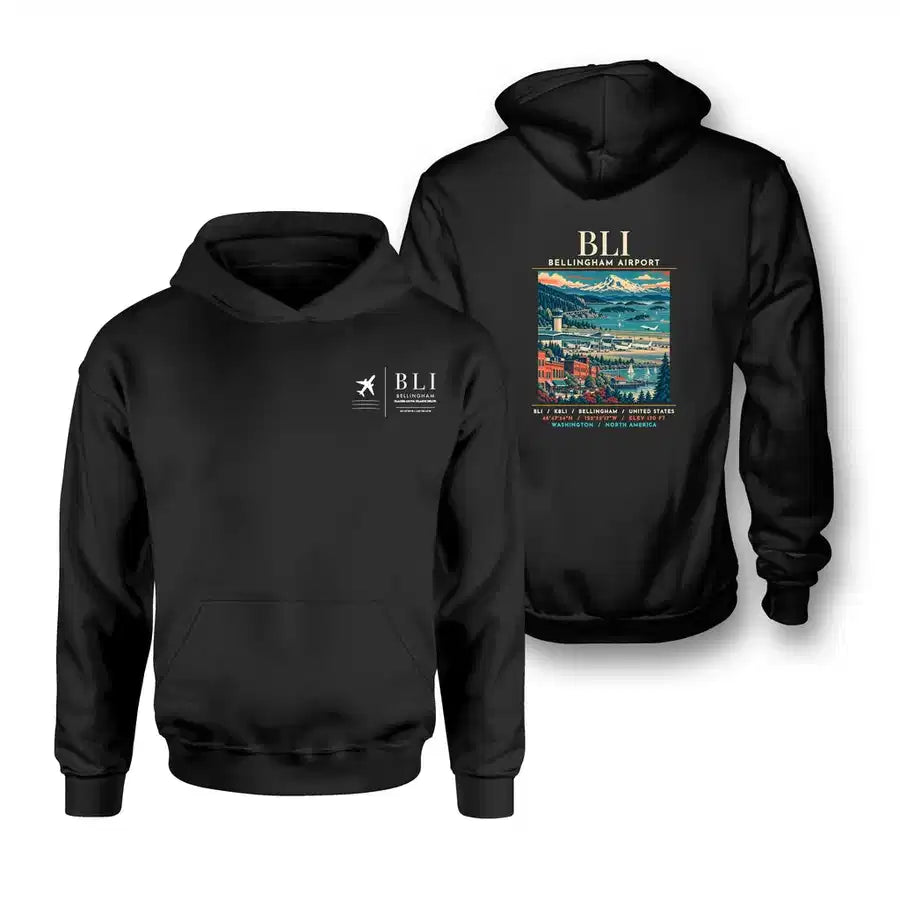 BLI - Poster - Double-Side Hoodie - Black