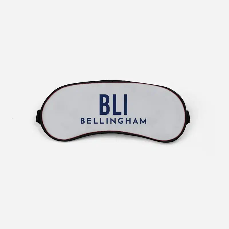 Bellingham International Airport (BLI) Sleep Masks - Sleep Mask - Code - Light Gray