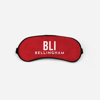 Thumbnail for Bellingham International Airport (BLI) Sleep Masks - Sleep Mask - Code - Red