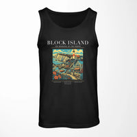 Thumbnail for BLOCK ISLAND - Poster - Tank Top - Black