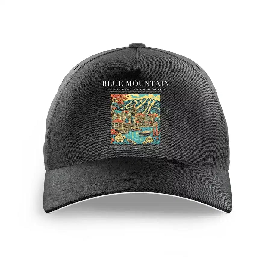 BLUE MOUNTAIN - Poster - Hat - Black