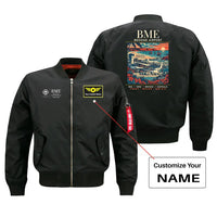 Thumbnail for BME - Poster - Bomber Jacket - Black + NAME