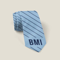Thumbnail for Central Illinois Regional Airport (BMI) Ties - Tie - Stripe - Light Blue