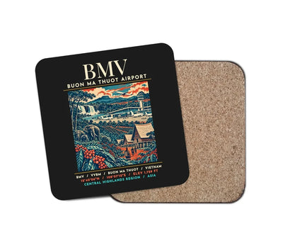 BMV - Poster - Coaster - Black
