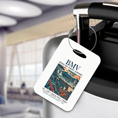 BMV - Poster - Luggage Tag - White