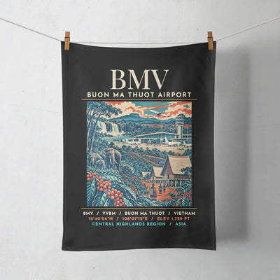 BMV - Poster - Towel - Black