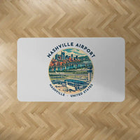 Thumbnail for Nashville International Airport (BNA) Carpets - Carpet Rectangle - Badge - Light Gray V2