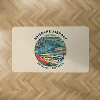 Thumbnail for Brisbane Airport (BNE) Carpets - Carpet Rectangle - Badge - Beige V2