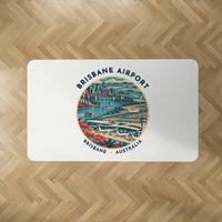 Thumbnail for Brisbane Airport (BNE) Carpets - Carpet Rectangle - Badge - White V2