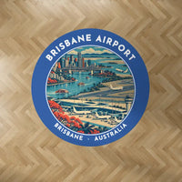 Thumbnail for Brisbane Airport (BNE) Carpets - Carpet Round - Badge - Blue V2