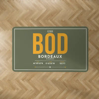 Thumbnail for Bordeaux Airport (BOD) Carpets - Carpet Rectangle - ID Tag - Green Army V2