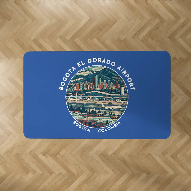 Bogota El Dorado International Airport (BOG) Carpets - Carpet Rectangle - Badge - Blue V2
