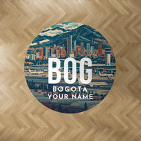 Thumbnail for Bogota El Dorado International Airport (BOG) Carpets - Carpet Round - Scene + Name V2