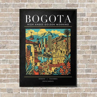 Thumbnail for BOGOTA - Poster - Canvas Framed - Black