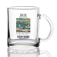 Thumbnail for Boise Airport (BOI) Glasses - Poster + Name - Coffee & Tea Glass
