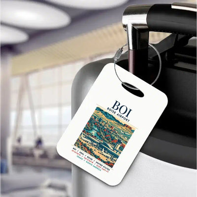BOI - Poster - Luggage Tag - White